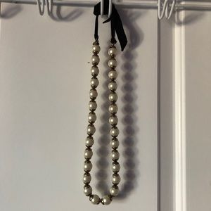 J. Crew Faux Large Pearl Necklace